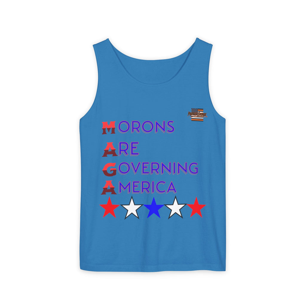 Morons Are Governing America Unisex Cotton Tank Top