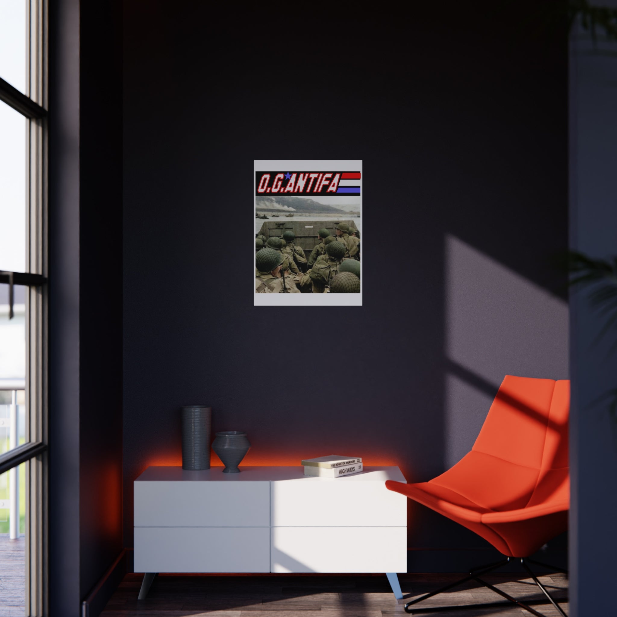 Original Antifa 18" X 24" Durable Foam Board Protest Sign