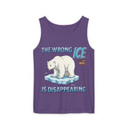 The Wrong ICE is Disappearing Unisex Cotton Tank Top