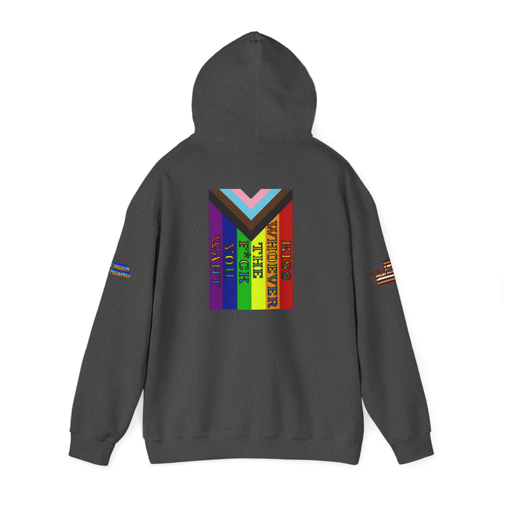 Kiss Whoever The F*ck You Want Unisex Heavy Blend Gildan Hoodie
