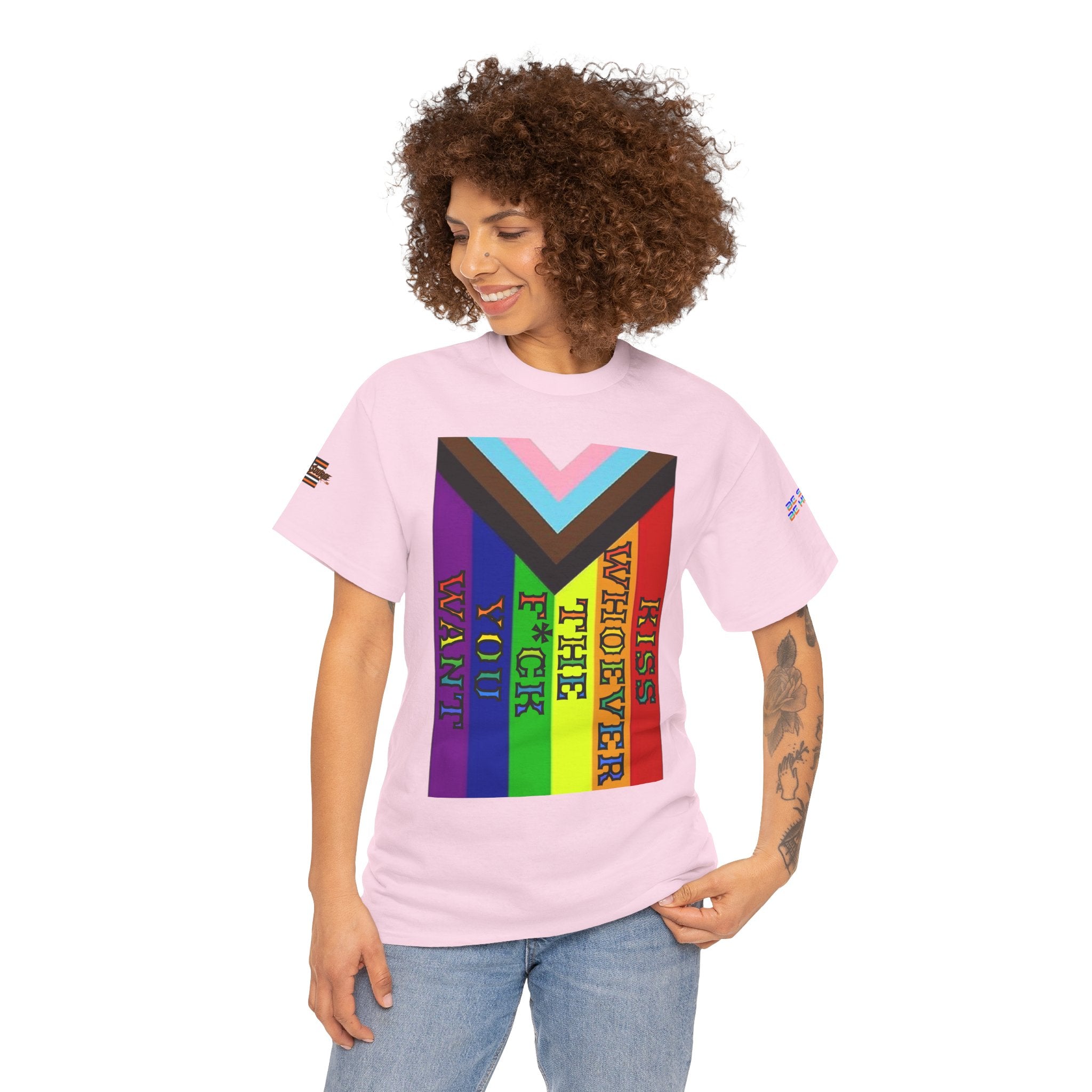 Kiss Whoever The F*ck You Want Unisex Heavy Cotton Gildan Tee