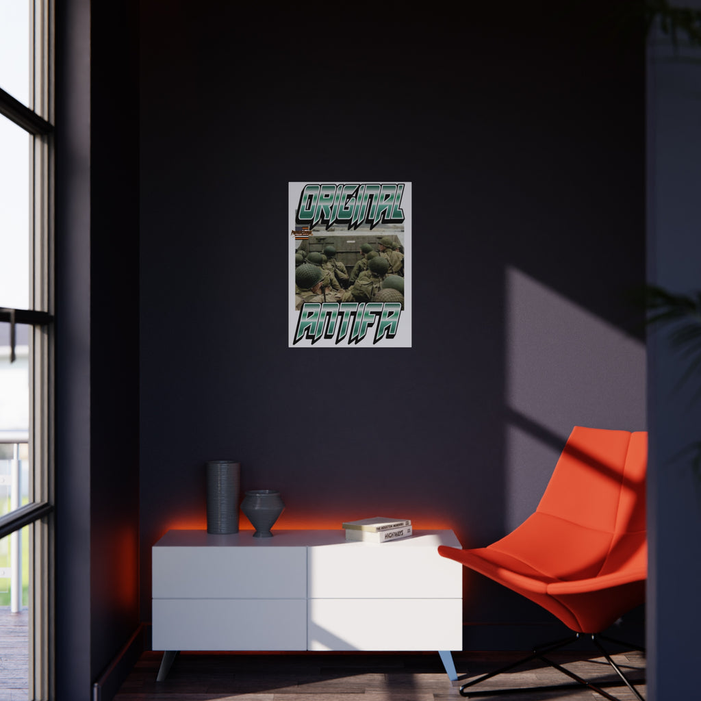 Original Antifa 18" X 24" Durable Foam Board Protest Sign