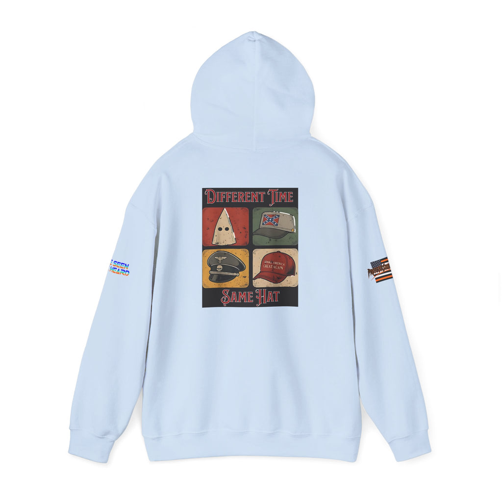 Different Time, Same Hat Unisex Heavy Blend Gildan Hoodie