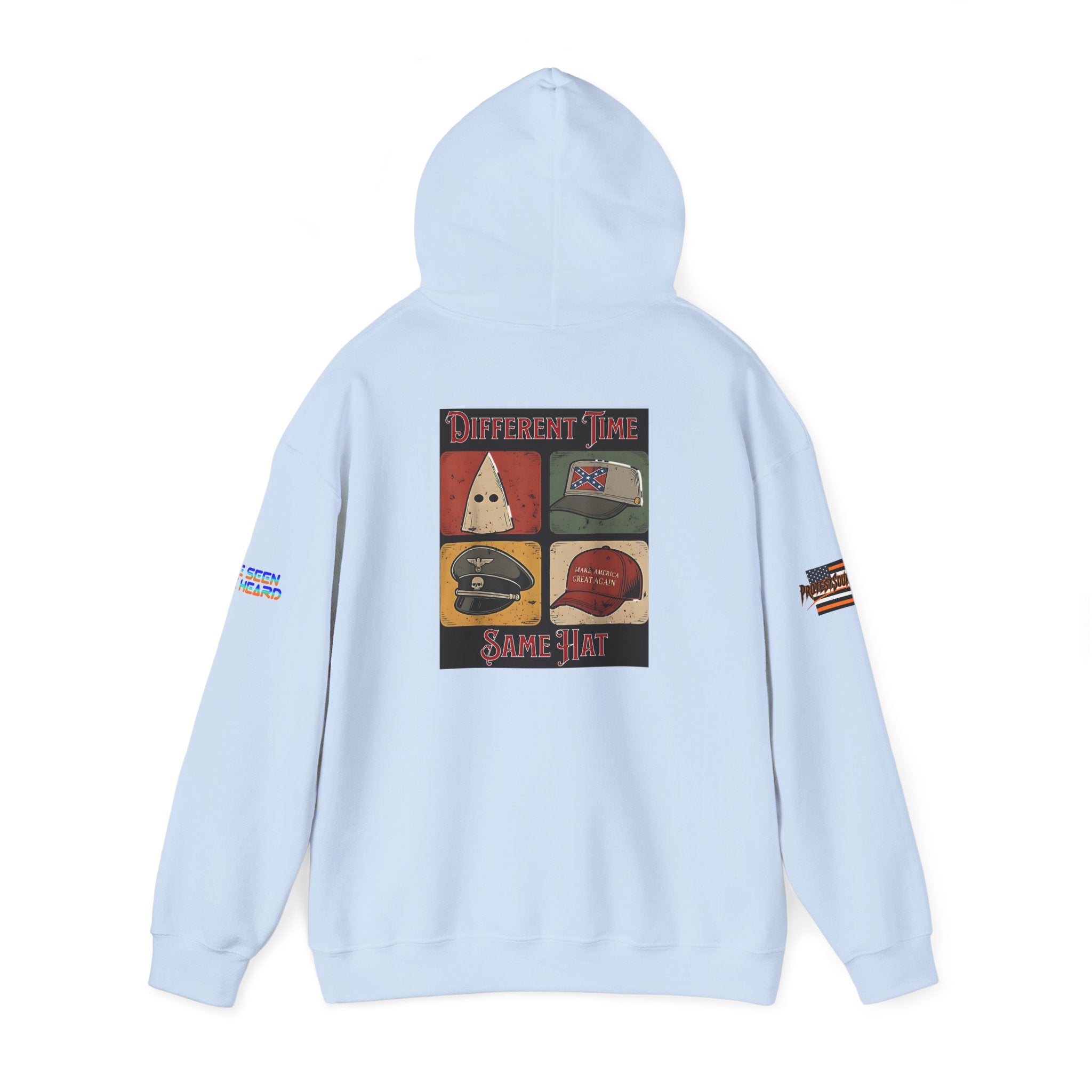 Different Time, Same Hat Unisex Heavy Blend Gildan Hoodie