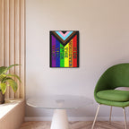 Kiss Whoever The F*ck You Want 16"X20" Aluminum Metal Protest Sign