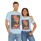 Trump and Epstein Coldplay Cam Unisex Heavy Cotton Gildan Tee