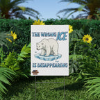 The Wrong ICE is Disappearing 18"X24" Plastic Protest Yard Sign w/Wire Stand