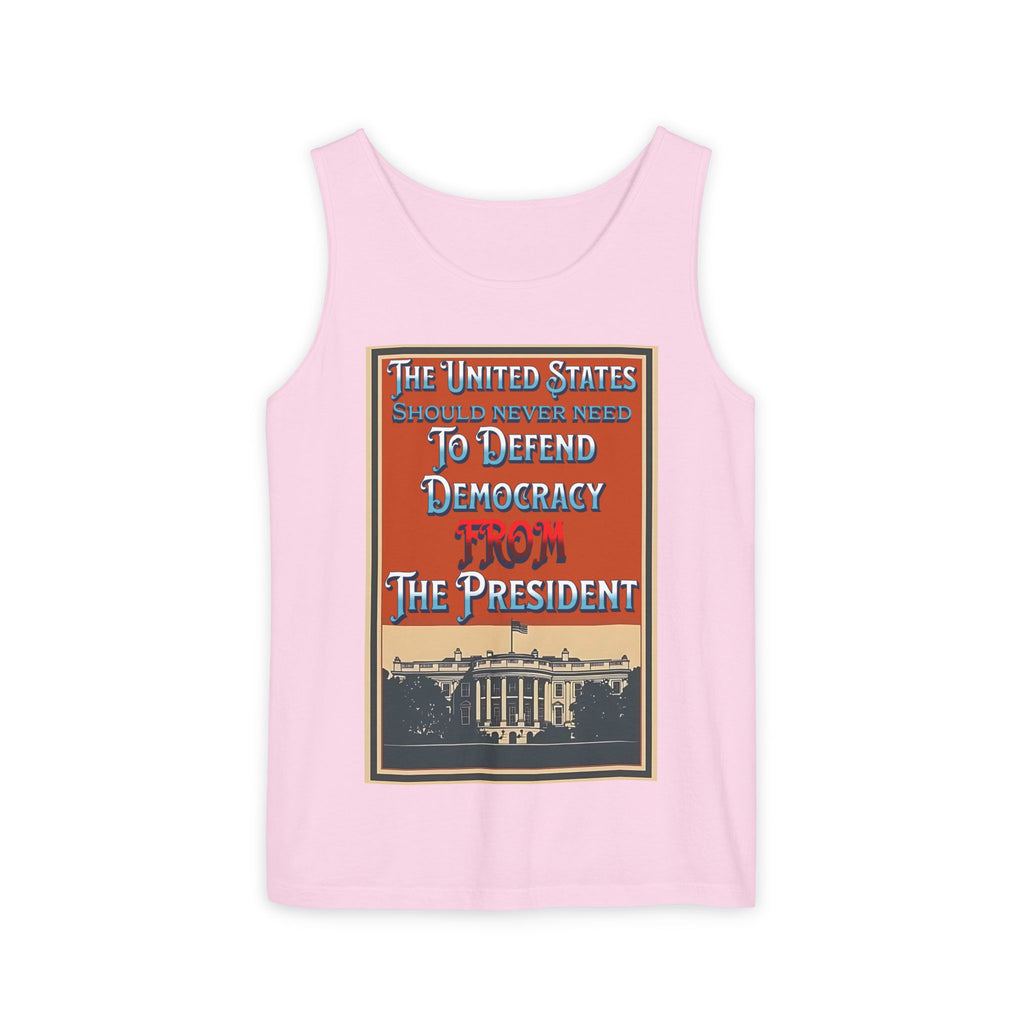 Defending Democracy Unisex Cotton Tank Top