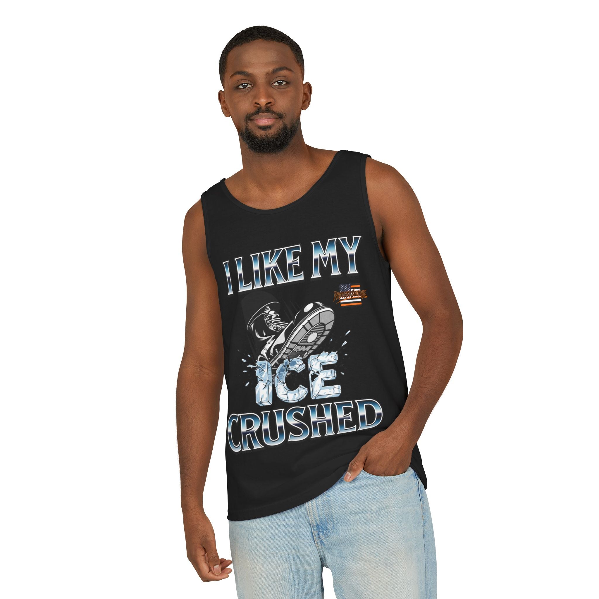 I Like My ICE Crushed Unisex Cotton Tank Top