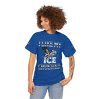 I Like My ICE Crushed Unisex Heavy Cotton Gildan Tee, Casual Wear, Gift for Activists, Comfortable Protest Wear
