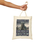 Closed Due to the Rise of Fascism Cotton Canvas Tote Bag
