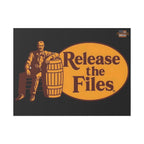 Release the Files 24"X18" Plastic Protesty Yard Sign w/Wire Stand