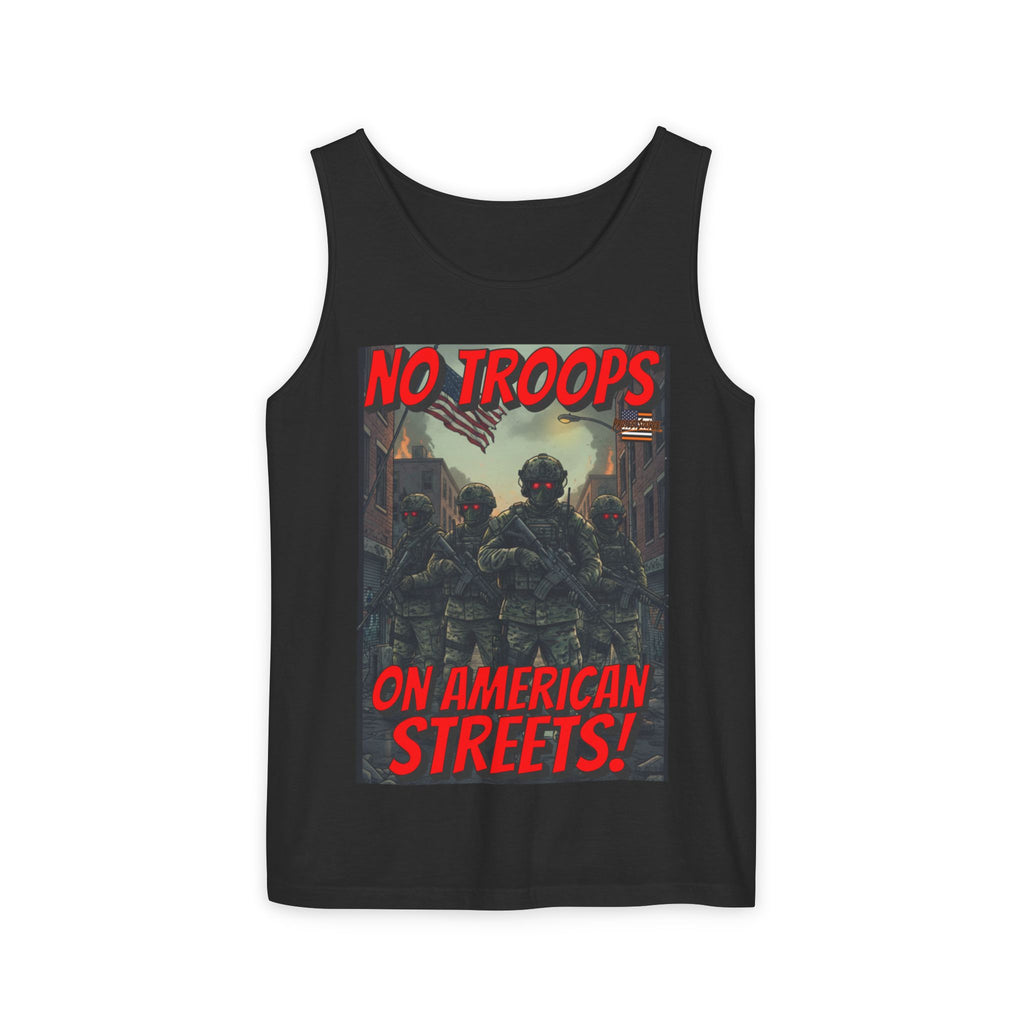 No Troops On American Streets Unisex Cotton Tank Top