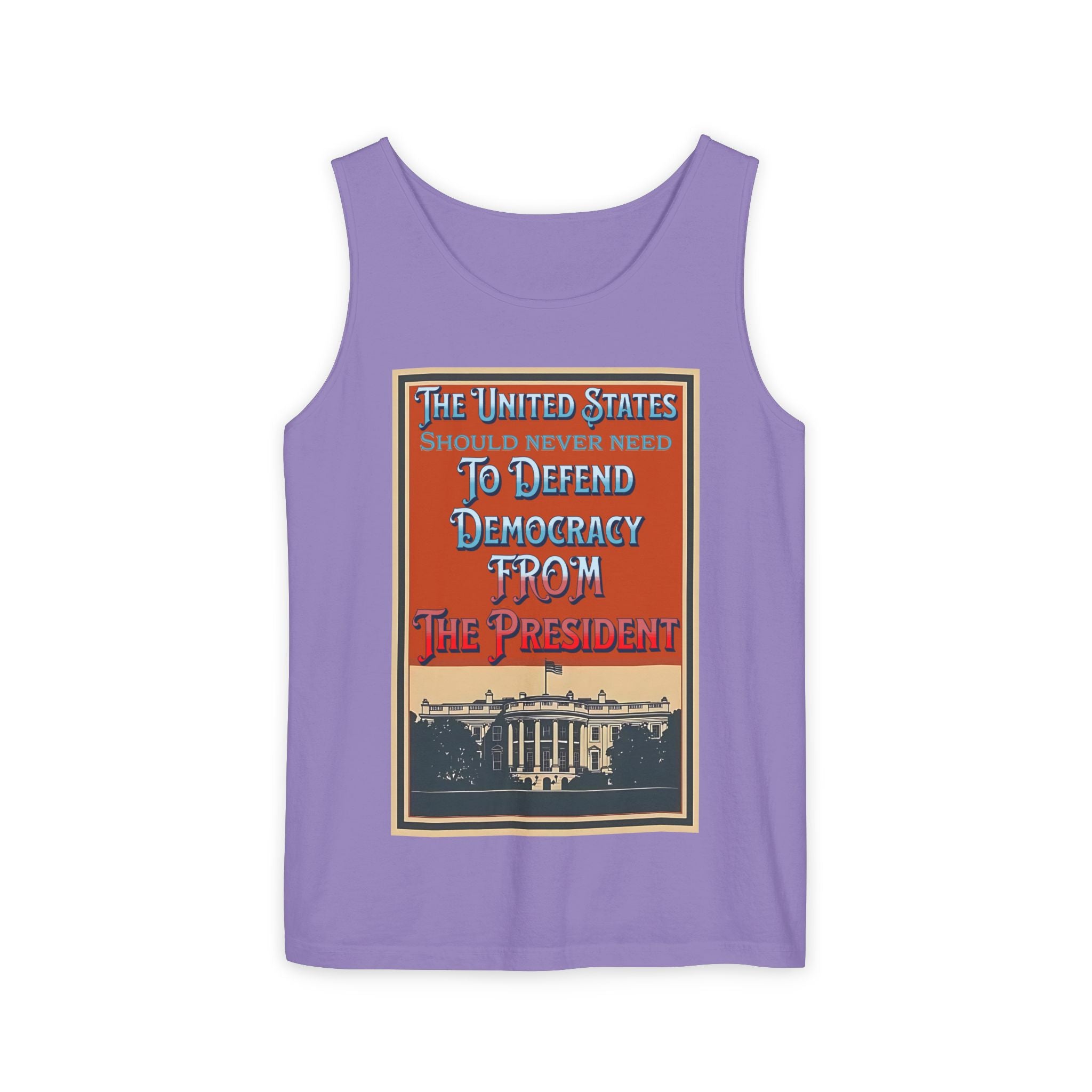 Defending Democracy Unisex Cotton Tank Top