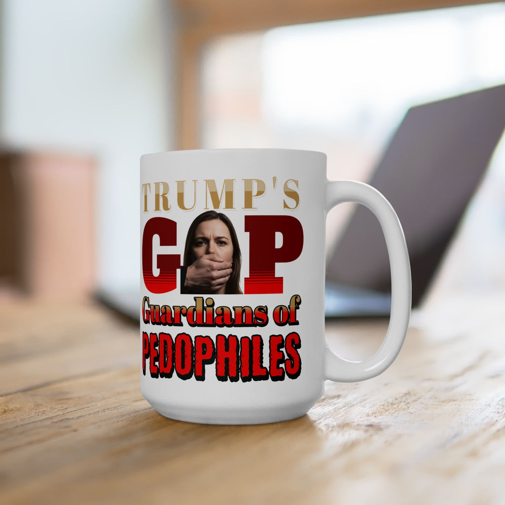 Guardians of Pedophiles 15 oz. Ceramic Coffee Mug