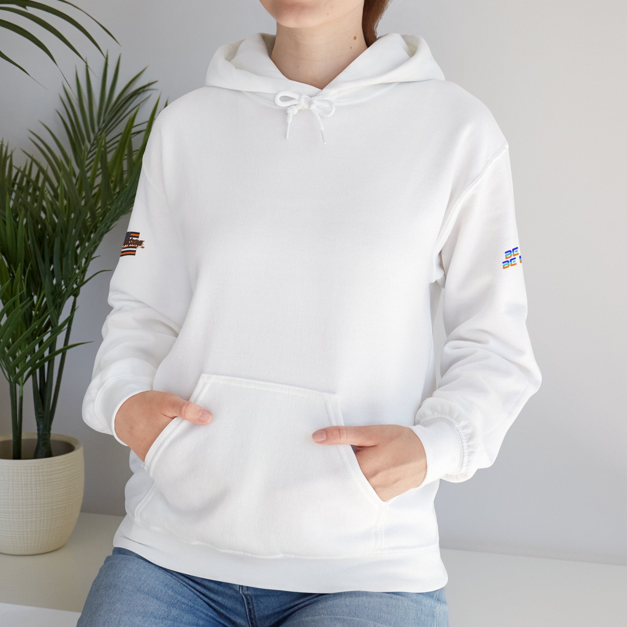 Nobody is Illegal on Stolen Land Unisex Heavy Blend Gildan Hoodie Sweatshirt, Casual Wear, Gift for Activists, Comfortable Protest Wear