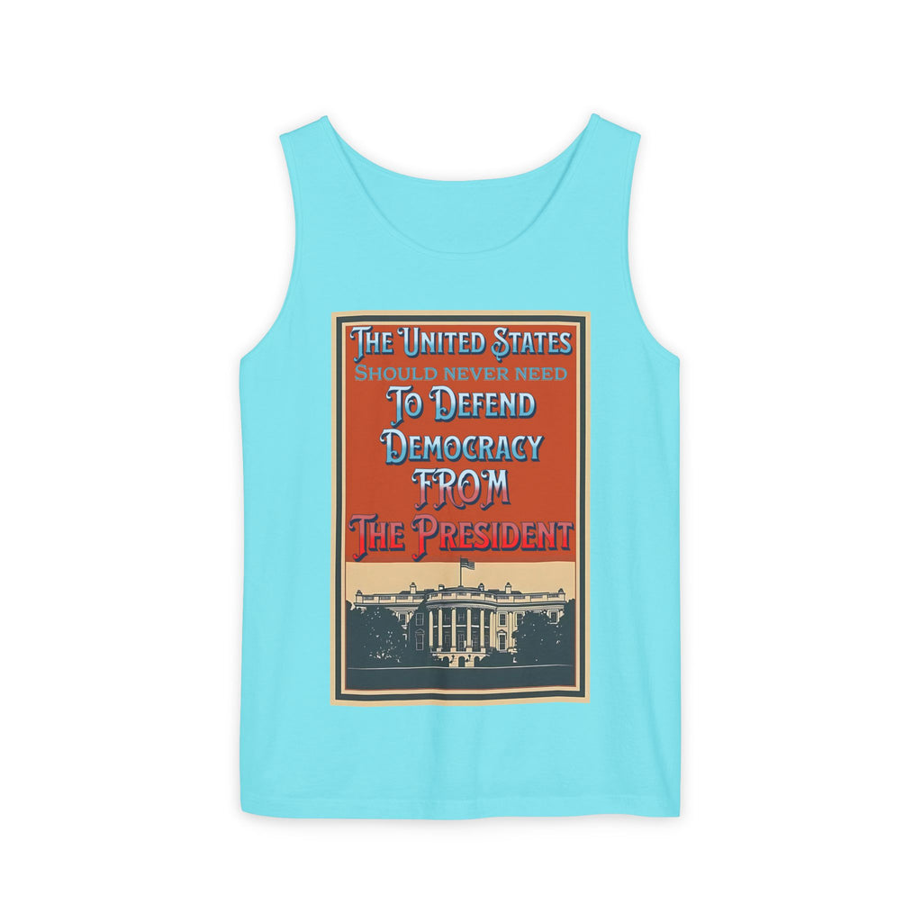Defending Democracy Unisex Cotton Tank Top
