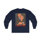 Trump and Epstein Coldplay Cam Long Sleeve Cotton Gildan Tee