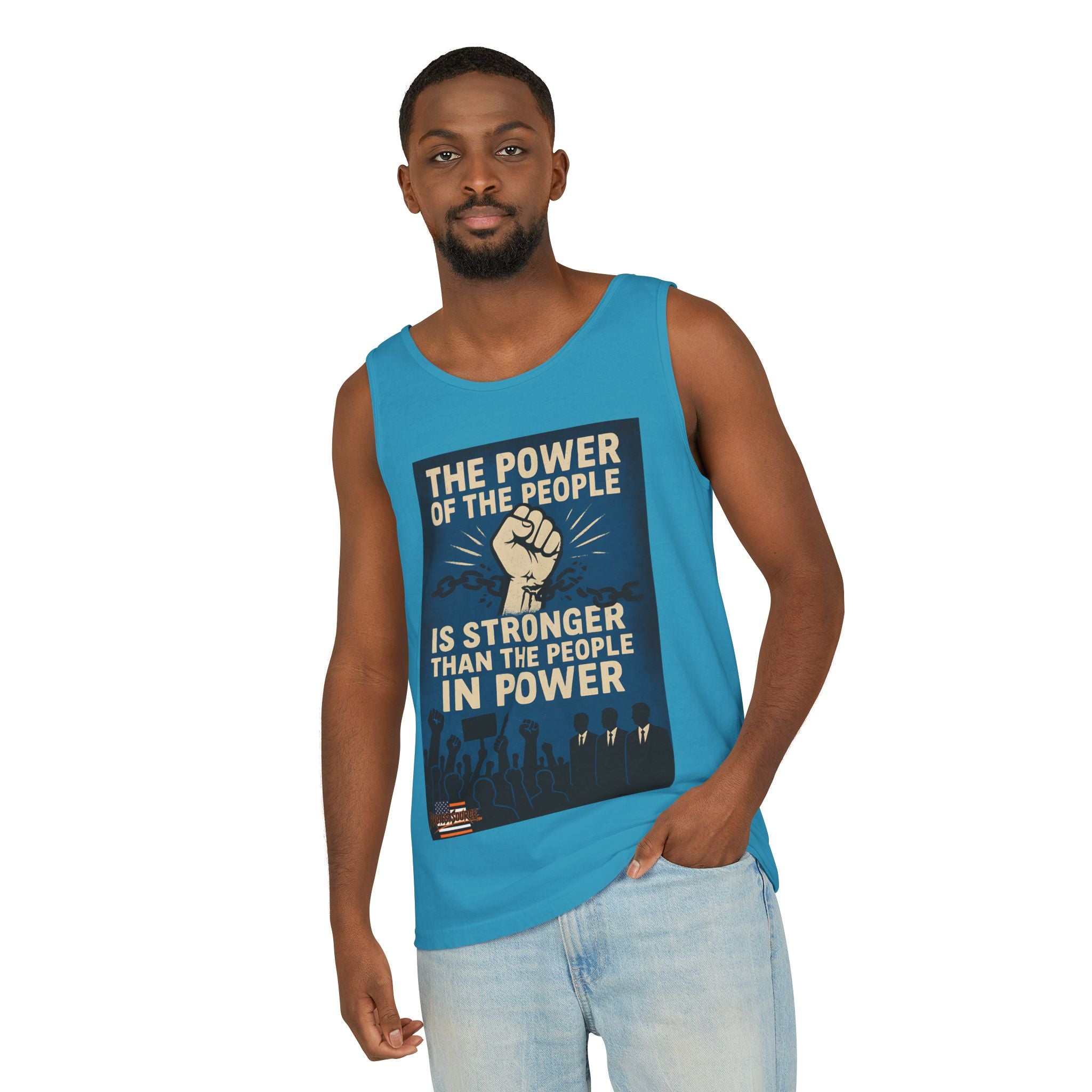 The Power of the People Unisex Cotton Tank Top