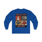 Different Time, Same Hat Long Sleeve Cotton Gildan Tee