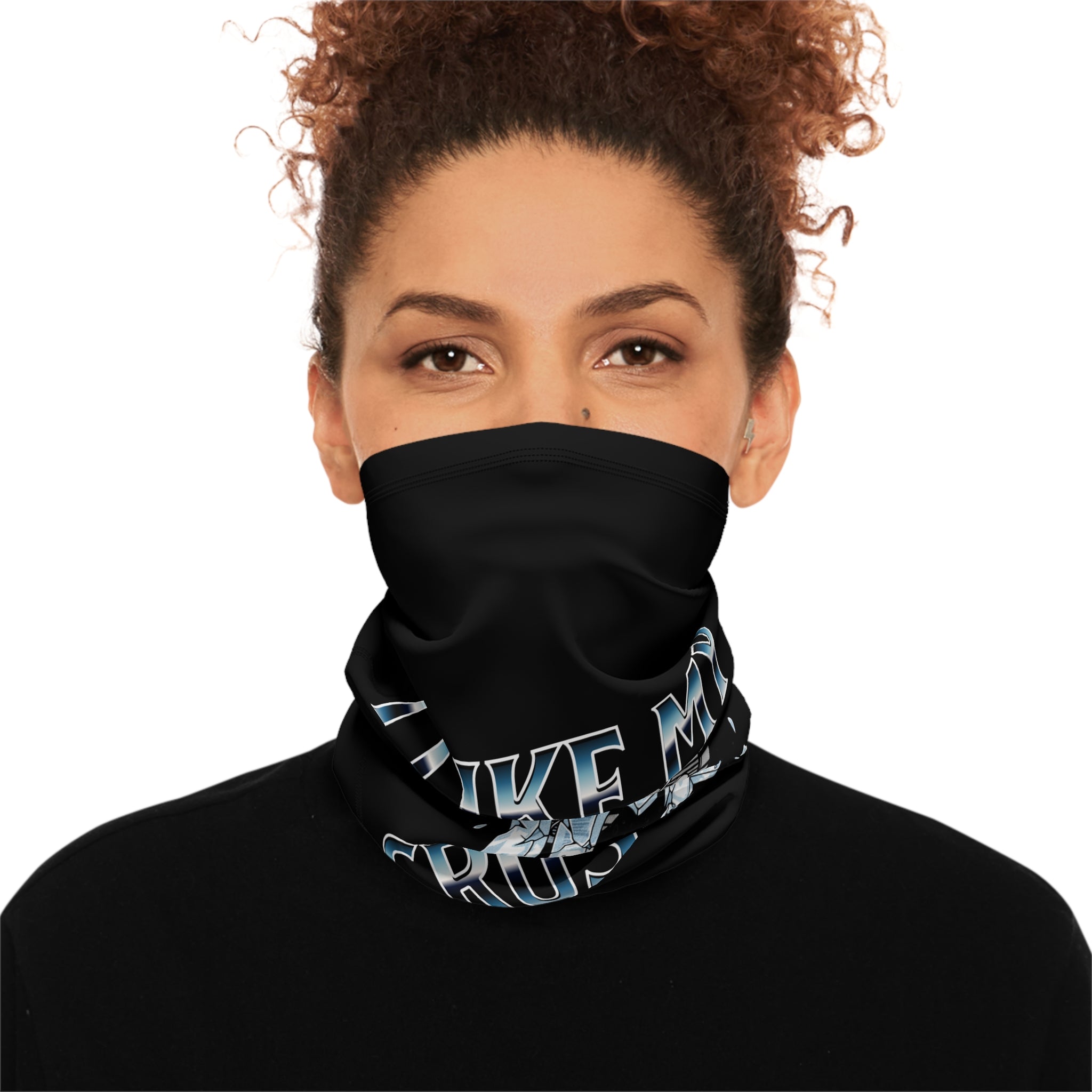 I Like My Ice Crushed Winter Neck Gaiter with Drawstring, Protest Gear, Winter Accessories, Outdoor Wear, Gift for Activists, Cozy Neckwarmer