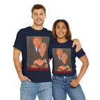 Trump and Epstein Coldplay Cam Unisex Heavy Cotton Gildan Tee