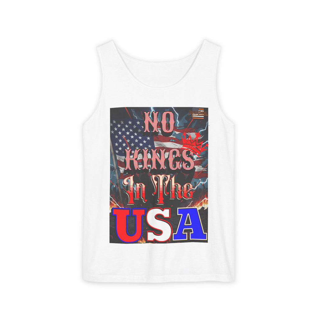 No Kings In The USA Unisex Cotton Tank Top