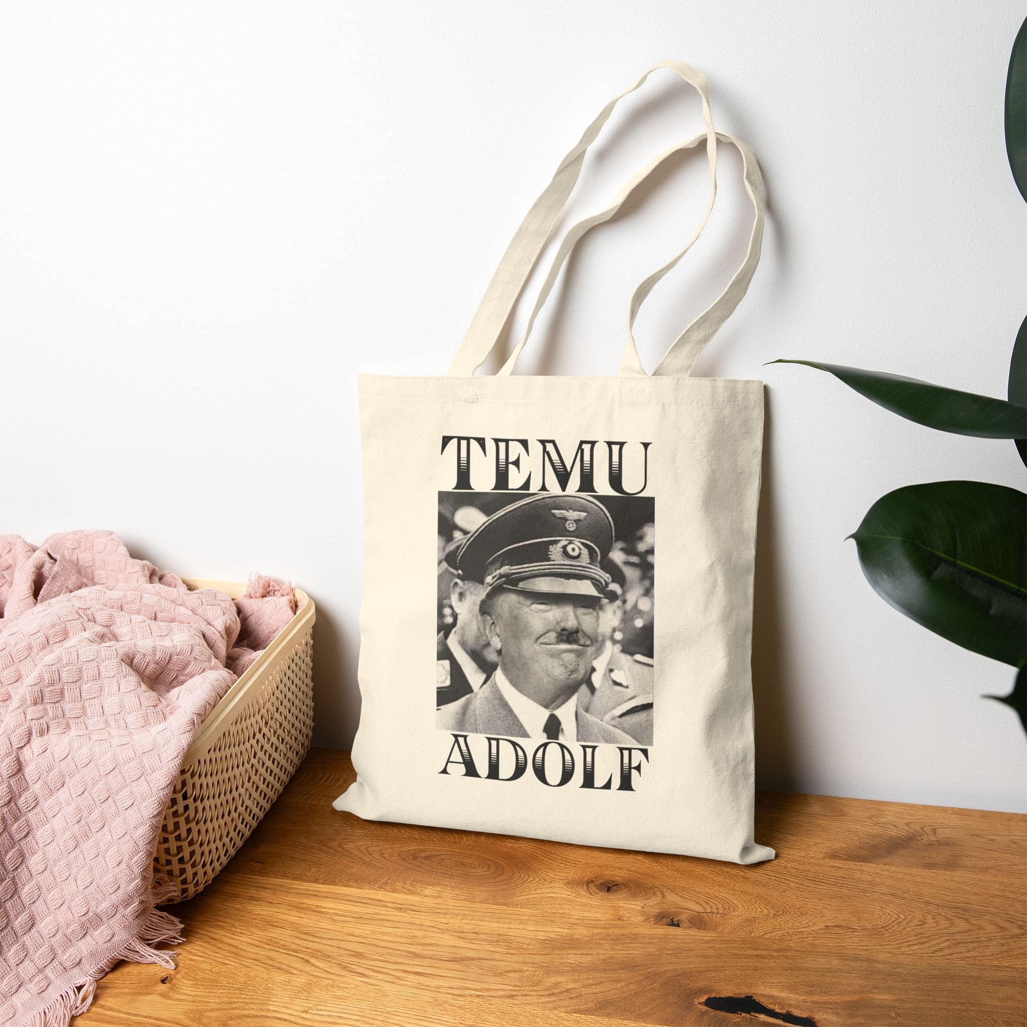 Temu Adolf Cotton Canvas Tote Bag
