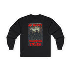 No Troops on American Streets Long Sleeve Cotton Gildan Tee