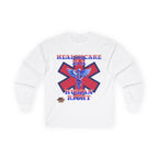 Healthcare is a Human Right Long Sleeve Cotton Gildan Tee