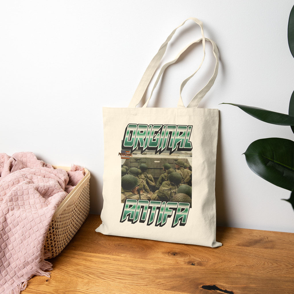 Original Antifa Cotton Canvas Tote Bag