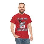 I Like My ICE Crushed Unisex Heavy Cotton Gildan Tee, Casual Wear, Gift for Activists, Comfortable Protest Wear