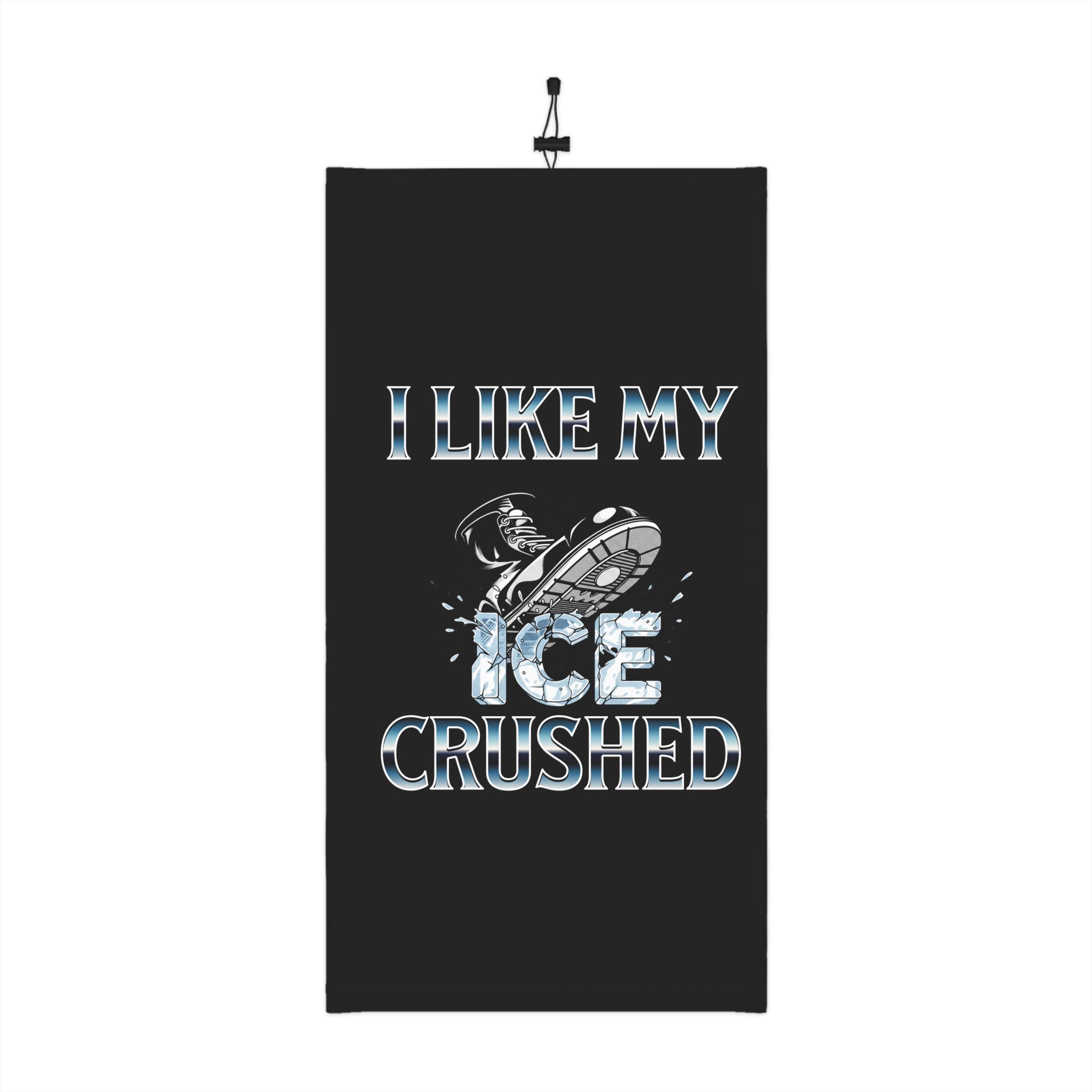 I Like My Ice Crushed Winter Neck Gaiter with Drawstring, Protest Gear, Winter Accessories, Outdoor Wear, Gift for Activists, Cozy Neckwarmer