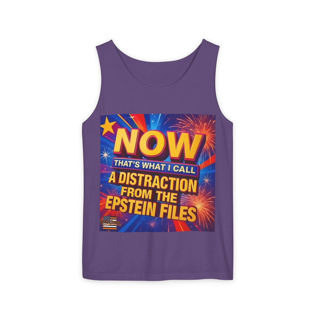 Now That's What I Call A Distraction Unisex Cotton Tank Top