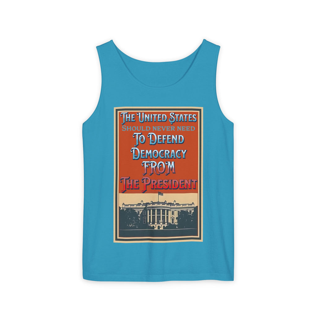 Defending Democracy Unisex Cotton Tank Top