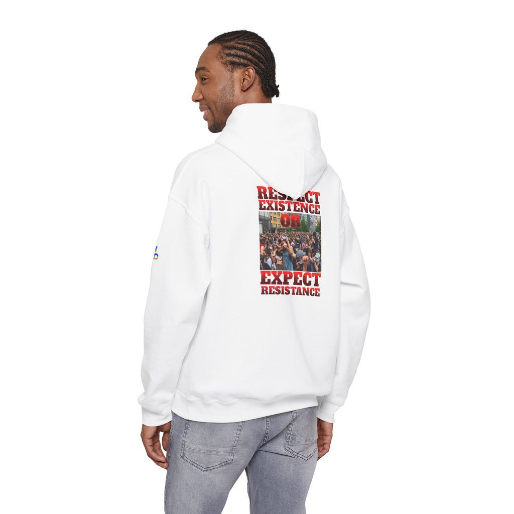 Respect Existence or Expect Resistance Unisex Heavy Blend Gildan Hoodie