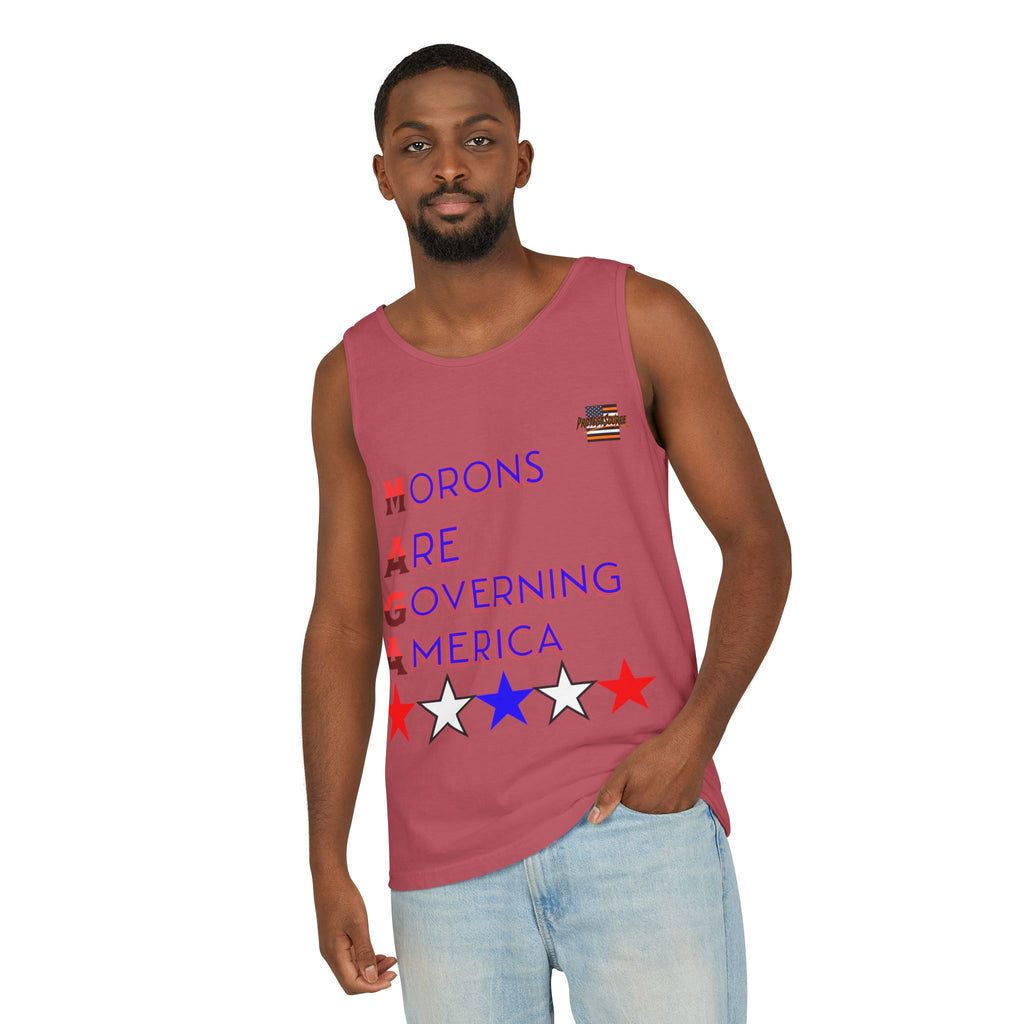 Morons Are Governing America Unisex Cotton Tank Top