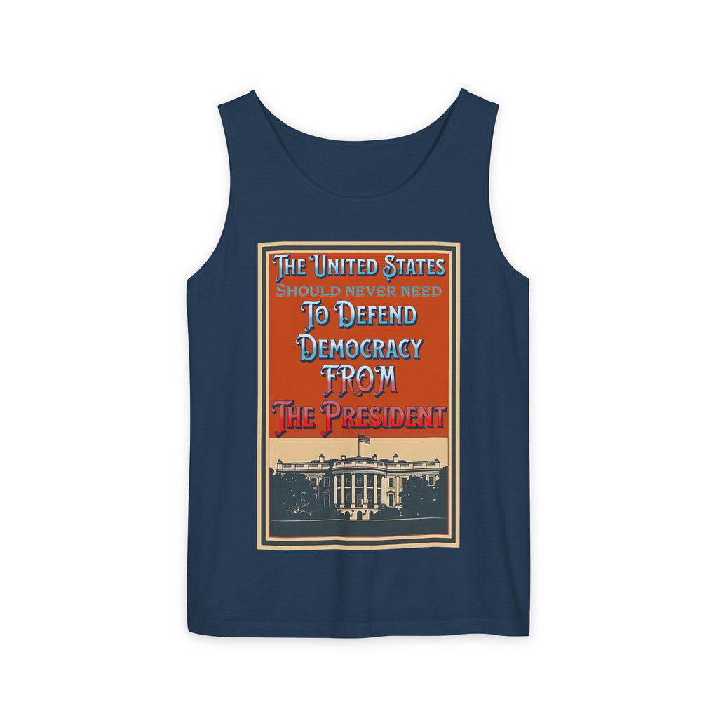 Defending Democracy Unisex Cotton Tank Top