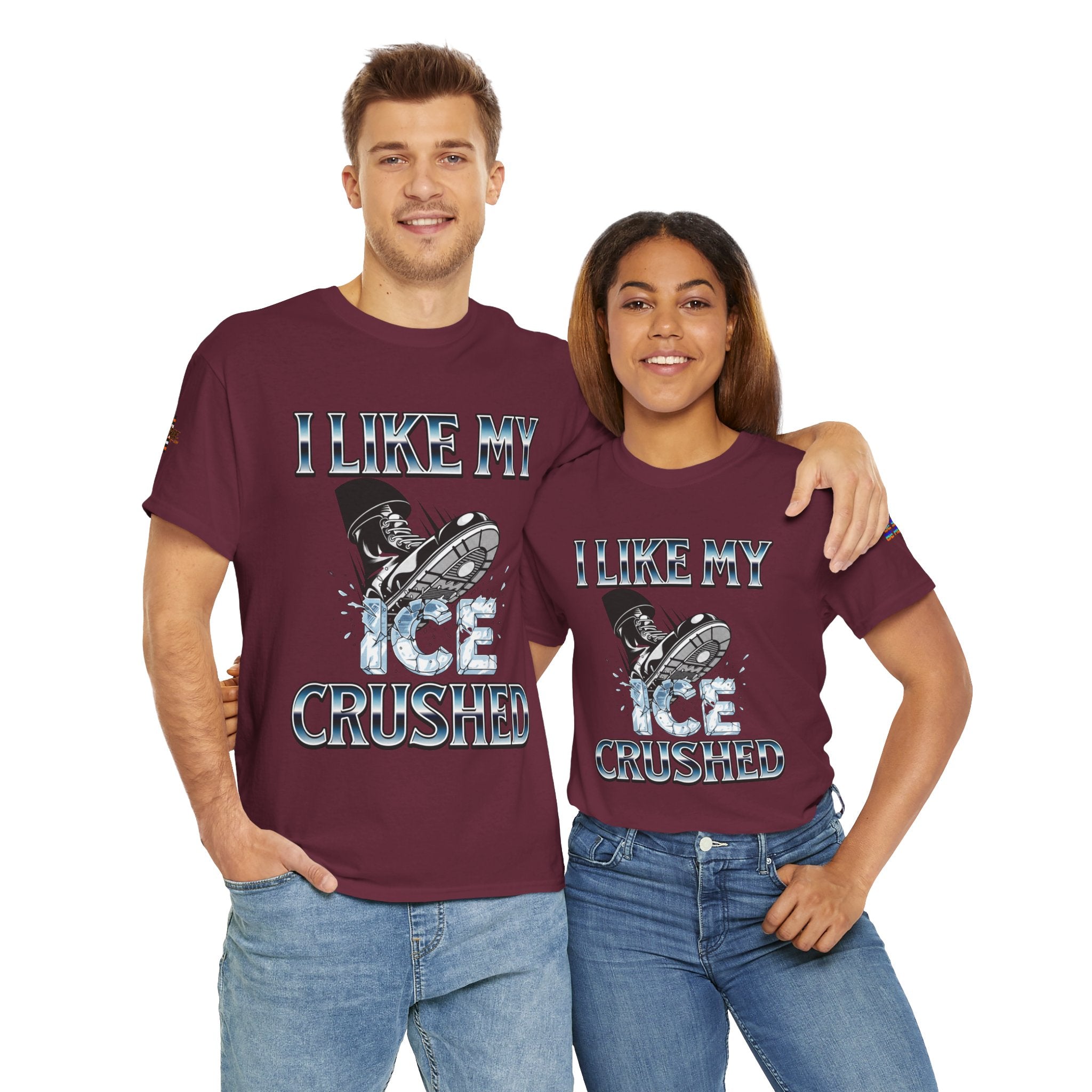 I Like My ICE Crushed Unisex Heavy Cotton Gildan Tee, Casual Wear, Gift for Activists, Comfortable Protest Wear