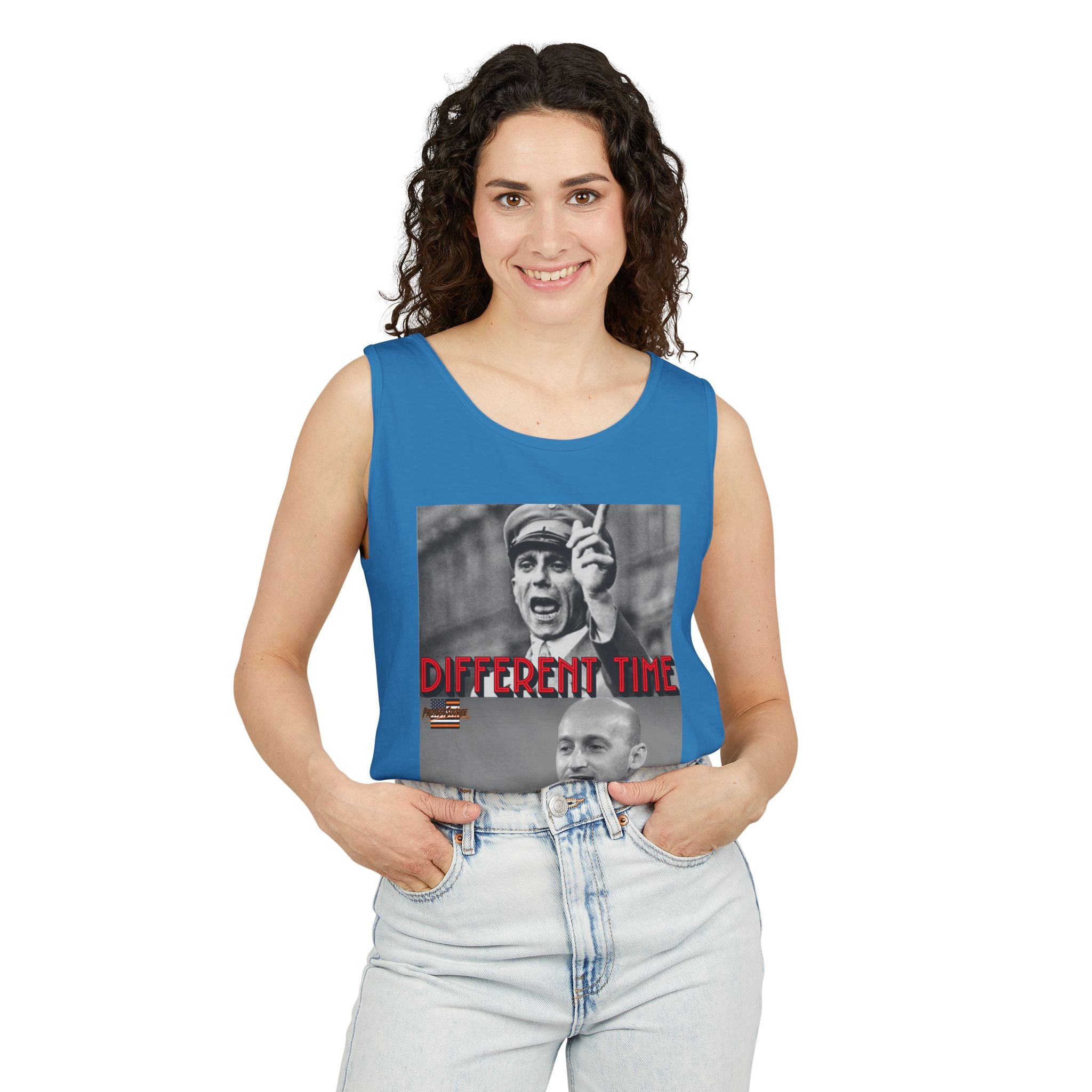 Different Time, Same Person Unisex Cotton Tank Top
