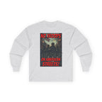 No Troops on American Streets Long Sleeve Cotton Gildan Tee