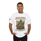 The Only Minority Destroying America Unisex Heavy Cotton Gildan Tee, Casual Wear, Gift for Activists, Comfortable Protest Wear