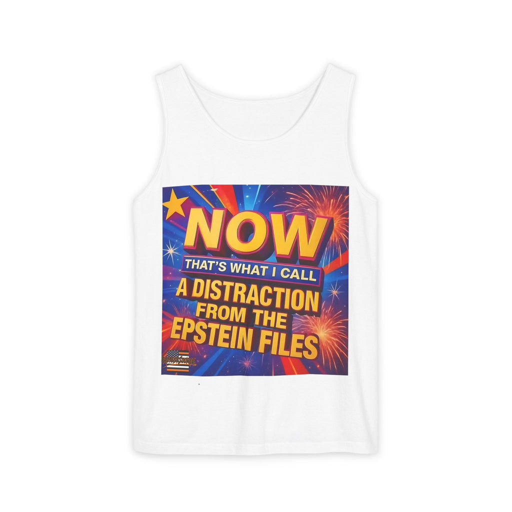 Now That's What I Call A Distraction Unisex Cotton Tank Top
