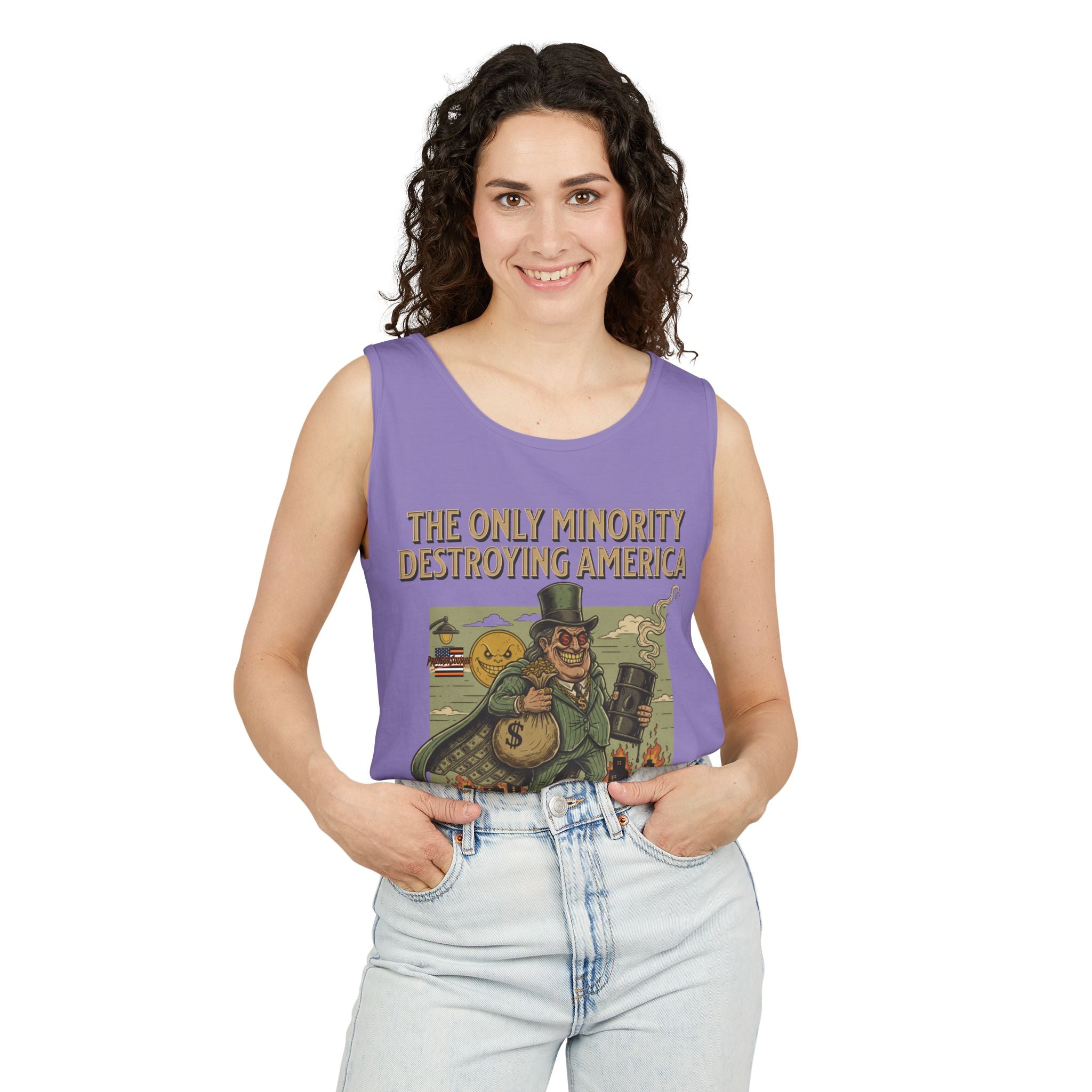 The Only Minority Destroying America Unisex Cotton Tank Top