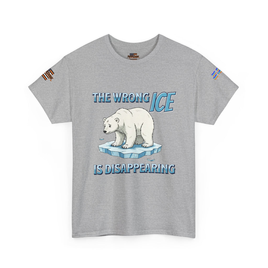 The Wrong ICE is Disappearing Unisex Heavy Cotton Gildan Tee