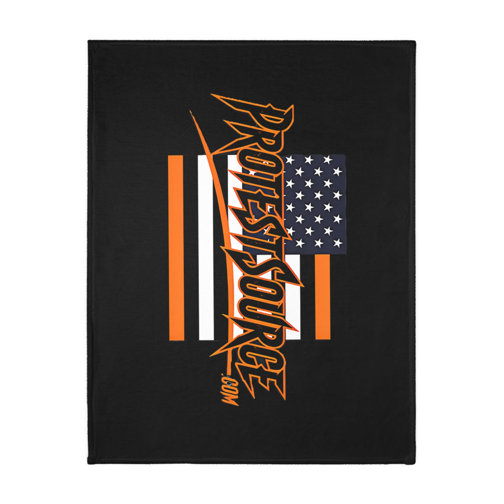 Defending Democracy 60" x 80" Velveteen Microfiber Blanket