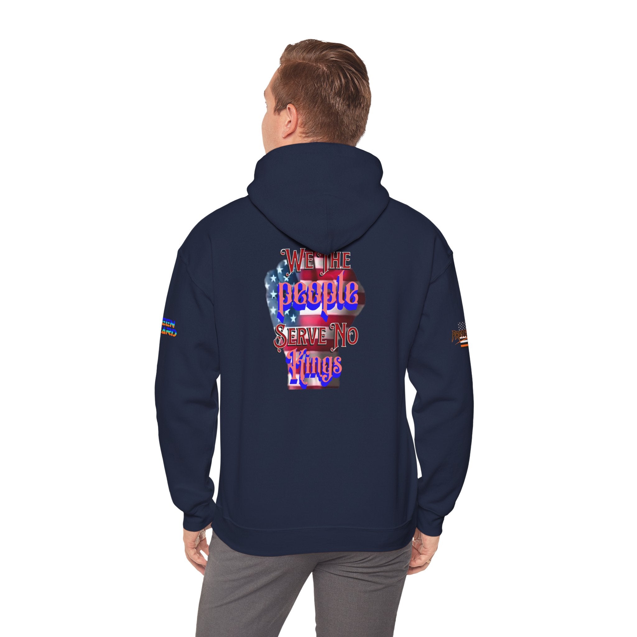 We The People Serve No Kings Unisex Heavy Blend Gildan Hoodie