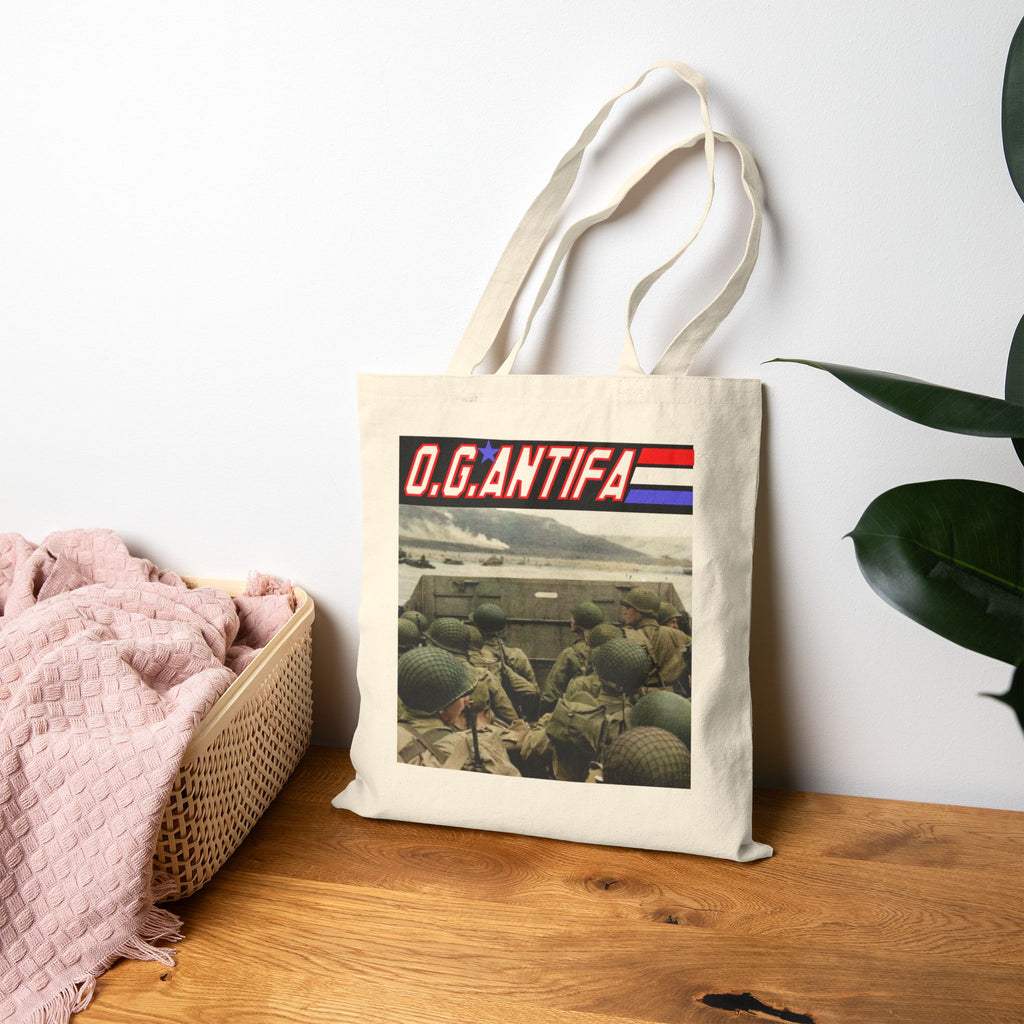 Original Antifa Cotton Canvas Tote Bag