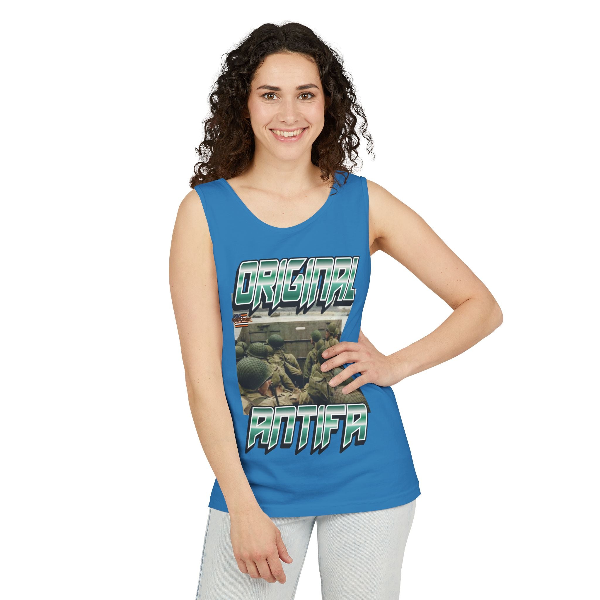 Original Antifa Unisex Cotton Tank Top