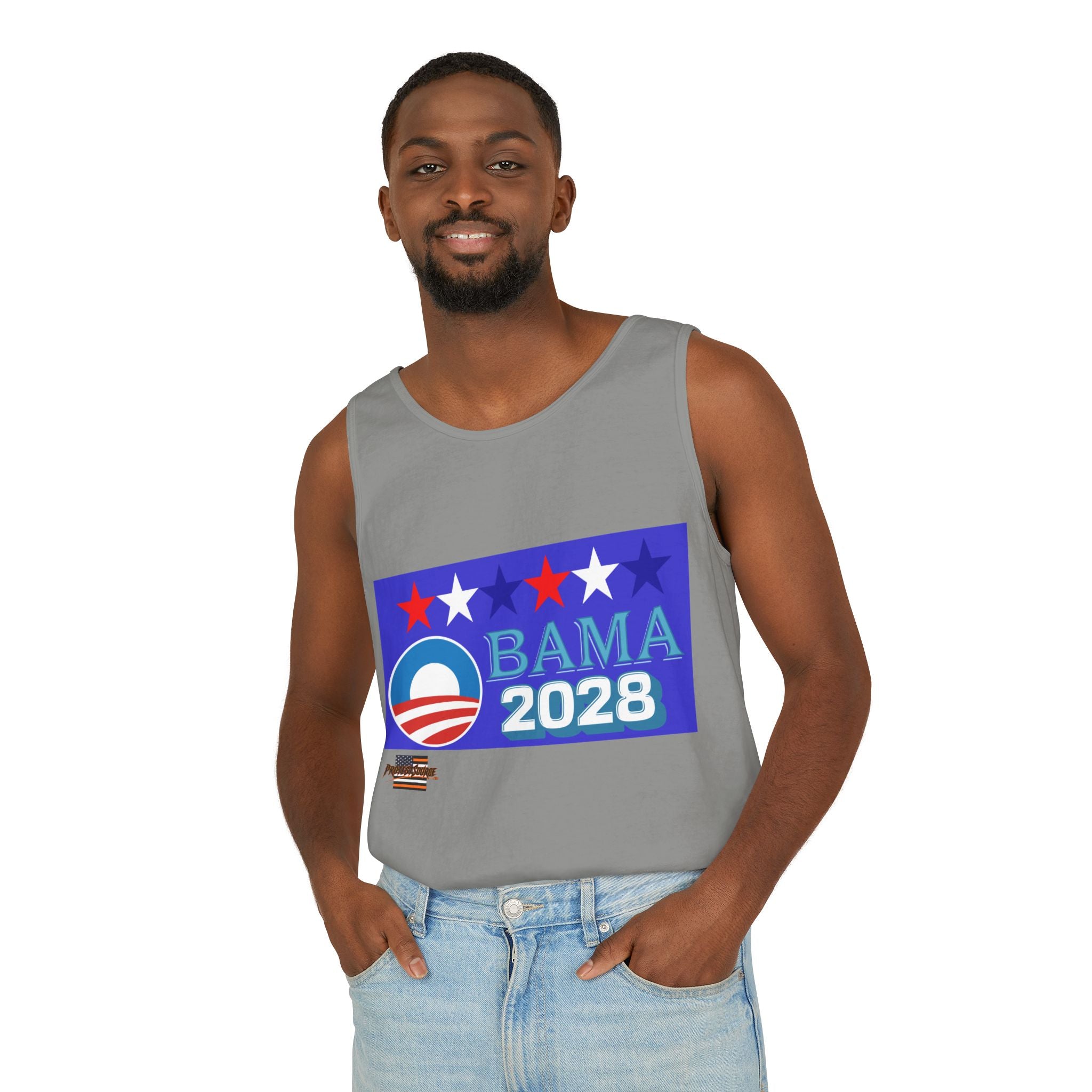 Obama 2028 Unisex  Cotton Tank Top
